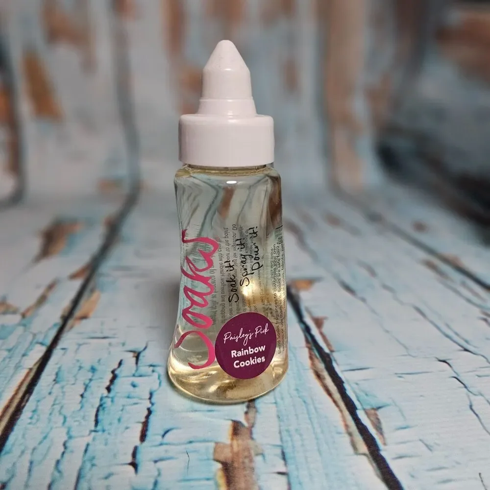 Pink Zebra Soaks Rainbow Cookies Scented Oil Retired Rare Hard to Find HTF